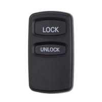 Banner - Carcasa mando llave del coche 2 botones compatible con Mitsubishi Negro