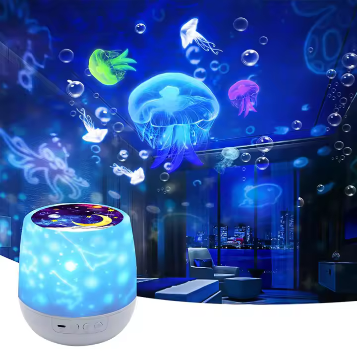 Proyector De Galaxia Estelar Para Dormitorio Luz Nocturna LED Con Timer Y 10 Colores De Luz Regalo Romántico Para Cumpleaños Y Navidad - 1