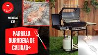 Parrilla Barbacoa Pescado COOKRM - Rejilla Asado Acero Inoxidable - BBQ Portátil - Tamaño Grande XXL 65x15cm - Fácil de Usar - details 4