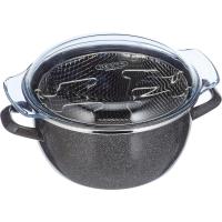 Magefesa Parma - Freidora con cestillo 24cm, 4.7 L, Acero Esmaltado recubrimiento esmaltado, limpieza lavavajillas apta para cocinas de gas, vitrocerámica y gas Fabricada en España - details 1