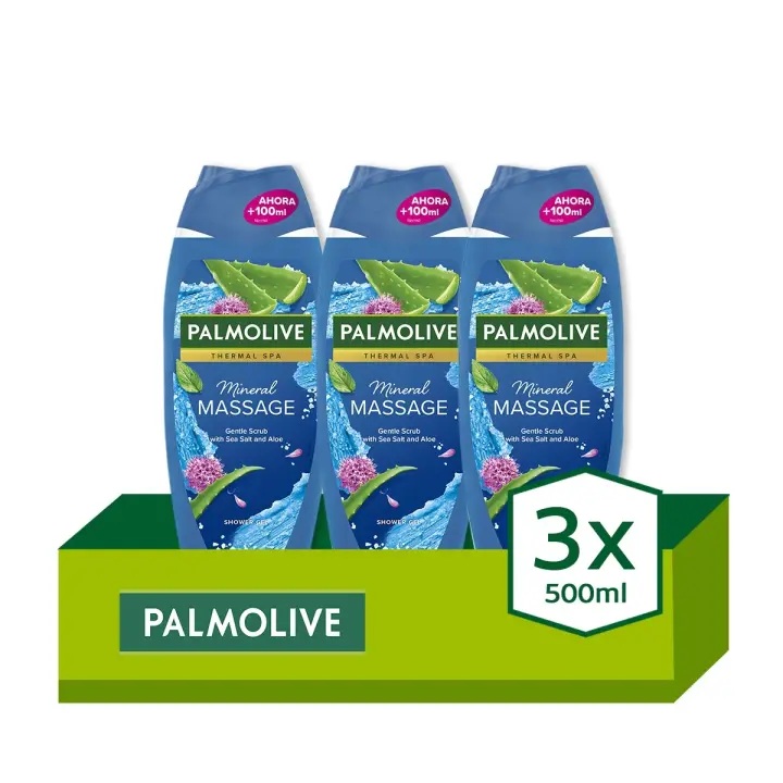 Gel de ducha o baño Palmolive Wellness Massage 500ml.Pack 3 - 1