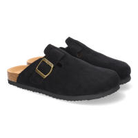 Davinia Shoes Zueco Plano Ancho para Mujer, Comodo y Elegante, Planta Bio, con cierre de Hebilla, Ideales para cualquier ocasion. Shoes&Blues.es M-231E-Negro - details 0