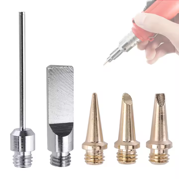 Kit De Soldadura a Gas HS-1115K Con 5/10PCS Cabezas De Soldadura Autoignición Herramienta De Lámpara Torcha Sin Cable 26ml - 1