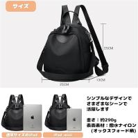 Mochila De Moda Para Mujer En Lona Oxford Gran Capacidad Casual Para Viajes Bolsa Escolar With Cierres De Cremallera - details 4