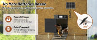Puerta Automática Para Ponedero De Pollo Solar Recargable Con Timer Y Sensor De Luz Anti-Pinchazos Material De Acero Inoxidable - details 4