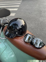 Casco Retro Para Motocicleta Medio Seguridad Para Hombres Y Mujeres Adecuado Para Todas Las Estaciones Ciclismo De Calle Estilo De Moda - details 16