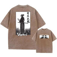 Camiseta De Manga Corta Para Hombre Estilo Harajuku Vintage Con Estampado De Anime Vagabond Cotton Suave Camiseta Casual De Verano Top Holgado - details 4