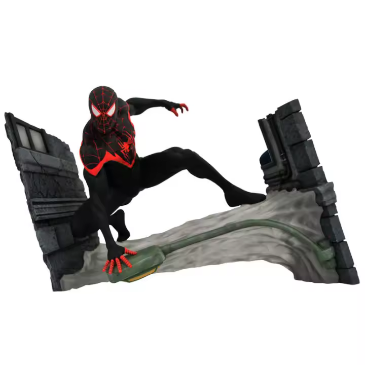 Figura Miles Morales Spiderman Marvel Comic Gallery 18cmFigura  Coleccionable - Idea de Regalo- Mercancia Oficial - Juguetes para Niños y Adultos - Movies Fans - Muñeco para Coleccionistas y Exposición - 1
