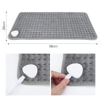 Almohadilla De Calor Eléctrico Para El Cuello Y Hombros Almohadilla De Compresión Caliente Para Alivio Del Dolor Lumbar Y Piernas Edredón De Terapia Física Para Invierno Tamaño Grande Material De Algodón Y ABS - details 8