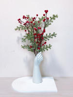 Rama De Pino Artificial Con Bayas Rojas Para Decoración De Navidad Y Año Nuevo Decoración De Hogar Para Fiesta De Primavera - details 5