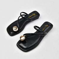 Sandalias De Lujo Para Mujer Zapatos De Verano Mules De Cuña Plataforma Retro Con Decoración Metálica Cierre Pull on Talla True - details 6