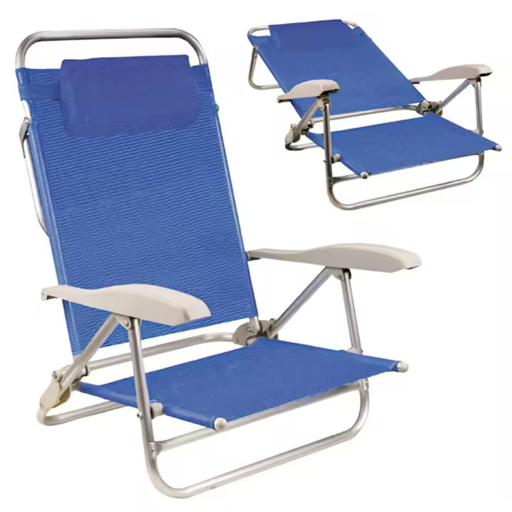 SANCO STORE - PAPILLON Silla Playa Aluminio Bahama Azul - 1