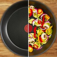 Ingenio Easy On - Juego de 3 Sartenes 22/24/26 cm + 2 Cazos 16/18 cm + Mango Extraible + 4 Accesorios, No Apto Inducción, Antiadherentes, Sin PFOA, aptos lavavajas y Horno - details 1