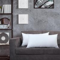 Pack de 2 Almohadas Blancas 40x80 cm | Relleno de Fibra Siliconada Suave | Cómodas y Decorativas para Cama o Sofá | Envío al Vacío | Tacto Mullido y Acogedor - details 1