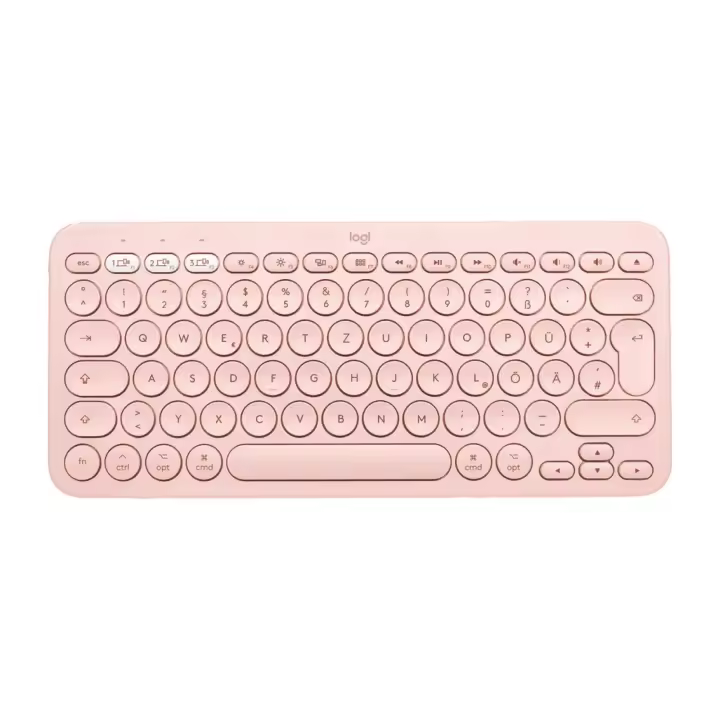 Logitech K380 For Mac teclado Bluetooth QWERTY Español Rosa - 1