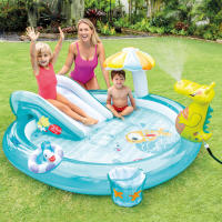 Centro de juegos cocodrilo con tobogán INTEX - details 1