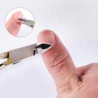 Tijeras De Cutícula Profesional Para Uñas Y Tendones Acero Inoxidable Cortador De Uñas Herramienta De Manicura Con Mango Antideslizante - details 3