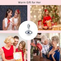 Colgando de pulsera Pandora de Plata Ajustado para pulseras y más. Regalo único para la novia y los hombres. - details 3
