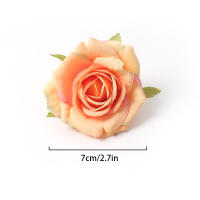 5/10Pcs Rosas De Seda Artificiales De 2.7 Pulgadas Para Decoración De Hogar Fiesta De Boda Accesorios De Regalo DIY - details 5