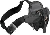 Pepe Jeans Straps Riñonera con Bolsillo Negro 30x13x5 cms Poliéster con detalles en Piel Sintética - details 1