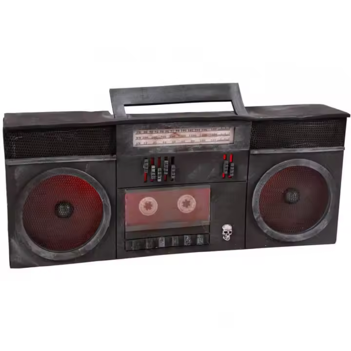 Eurocarnavales Radiocasete con luz y sonido de 40x16 cm - 1