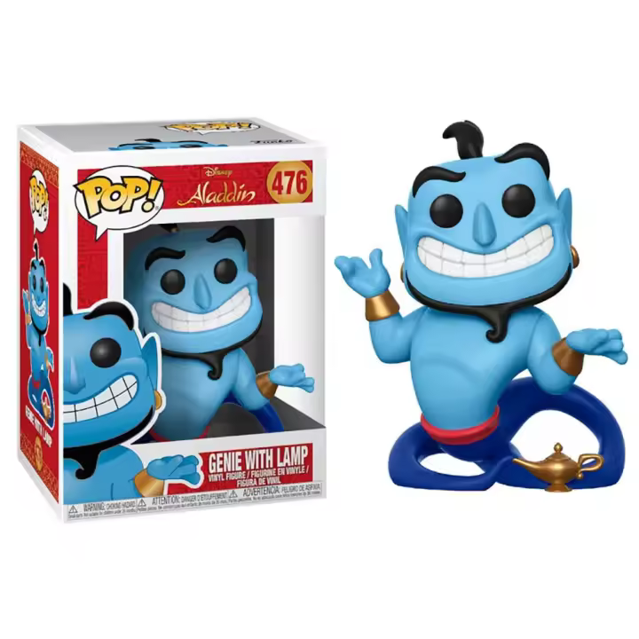 Funko Con Figura Que Brilla En La Oscuridad Disney Aladdin Genie - 1