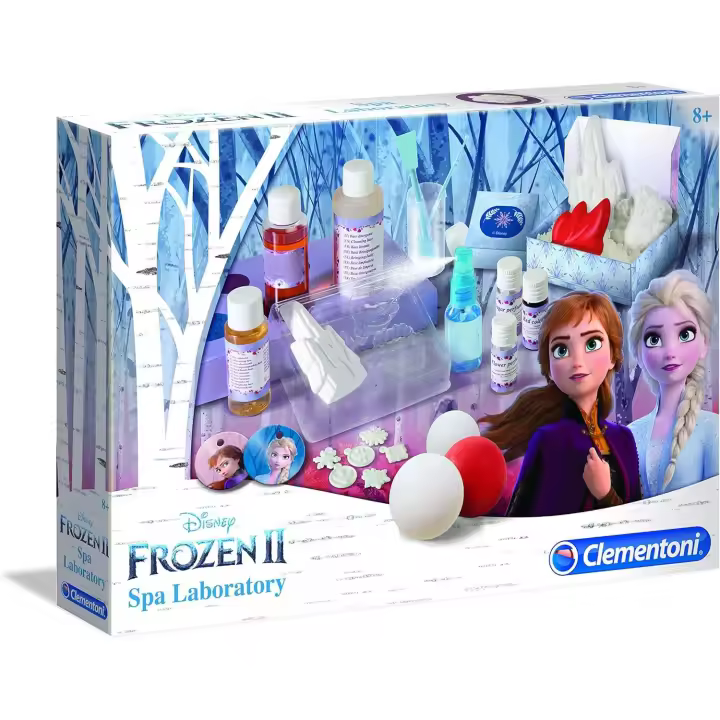 Frozen Clementoni Laboratorio de Belleza de Elsa 2 - Personaliza Perfumes, Jabones y Bombas de Baño - Juego de Belleza para Niños - 1