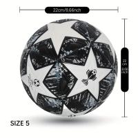 Balón De Fútbol PU Resistente Al Desgaste Para Entrenamiento Y Partidos Adultos Sin Inflar Tamaño Estándar Paquete Individual - details 2