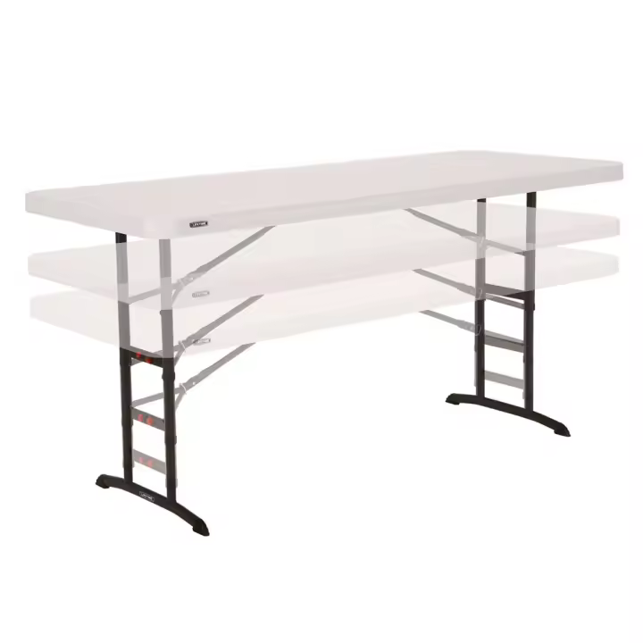 Mesa rectangular plegable ajustable en altura Lifetime 183X76XH61-91 cm - Modelos surtidos (Color Baby 92123) - 1