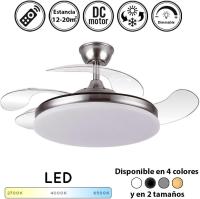 Ventilador de techo tridente | Lampara ventilador de techo con luz 59W 6980Lm | mejor ventilador de techo 2025 calidad precio - details 1