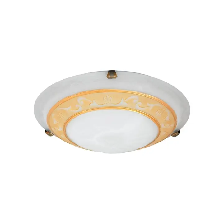 Aplique Plafón E27 Cristal D40cm Blanco Estilo Clásico Metal IP20 LARETTA  RABALUX - 1
