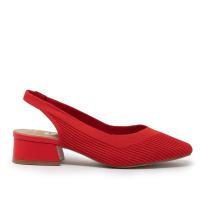 Zapatos casual mujer D'ANGELA DXF28113ROJO SALON DESTALONADO TEXTIL ROJO 35636 25V - details 2