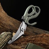 Tijeras Multifuncionales De Acero Inoxidable Con Hojas Desmontables Herramienta De Sobrevivencia Al Aire Libre Para Cocina Y Pecuaria - details 6