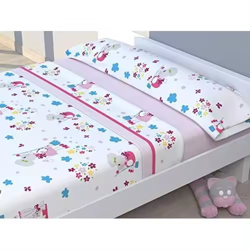 Juego De Sábanas Infantil Verano Microfibra Ratita - HM'S HOME SECRET - 1