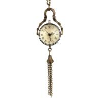 Reloj De Bolsillo Retro Con Cuerda De Ganchillo Cadena De Collar Para Suéter Joyería Regalos Movimiento De Cuarzo Numerales Romanos - details 1