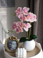 Orquídea Falsa De Seda Mariposa Para Decoración De Hogar Jardín Accesorios De Vaso Decoración De Boda Flor Artificial Estilo Bouquet - details 5