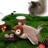 Juguete Interactivo Para Gatos Pájaro Volador Con Alas Movibles Y Masticable Simulación De Golosina Eléctrica Para Divertir a Los Gatos - details 0