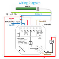 Módulo deInterruptor Para Cortina Inteligente Tuya Smart Life Control Remoto De Blinds Rollos Y Cortina RF+WiFi App Timer Google Home Alexa Echo Para Hogar Inteligente - details 6