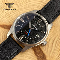 Reloj Automático Tandorio NH34 Para Hombres 39mm GMT Pilot Diversión AR Cristal De Zafiro Fecha Resistente Al Agua 20BAR Moda Relojes De Pulsera De Acero Inoxidable - details 39