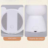 Lámpara Nocturna LED De Silicona Conejo Sensor De Toque Luz Animal Para Decoración De Habitación Regalo Para Niños Bebés Y Niñaslampara De Mesa Decorativa Para El Hogar - details 16