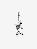 Pandora - Charm Colgante Mini de Pez koi de cristal de Murano Rojo-Plata de Lei - details 0