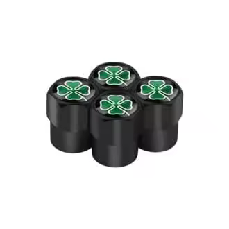 CA （1,3 × 1 × 1 cm） 4 tapones de válvula para Alfa Romeo 159 Giulietta 147 Mito Giulia 156 166 GT Stelvio Tonale, impermeables y a prueba de polvo, color negro - 1