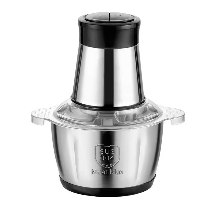 Picadora de Carne Eléctrica 250W - Acero Inoxidable Multifuncional para Cocina, Carne Picada y Alimentos (Máquina de Picar Compacta) + Envío Rápido - 1