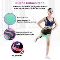 Banda Elástica De Resistencia Para Glúteos Y Piernas En Tela Para Ejercicios De Squat Y Estiramiento En Yoga Y Gimnasio Equipamiento De Fitness Para Coreografía Y Uso General - details 17