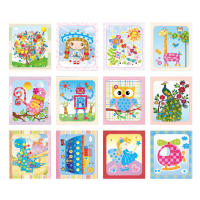 Puzzle De Botones DIY Para Niños Manualidades Creativas De Dibujo Y Pintura Juguete De Artesanía Para Clase De Arte - details 9