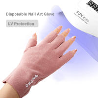 Guantes De Protección Contra Rayos UV Para Uñas 2pcs Guantes De Luz LED Y Arte De Uñas Resistente a La Radiación Herramientas De Manicura - details 2