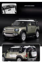 Land Rover Defender 1:18 SUV De Aleación Vehículo Off-Road a Escala Con Sonido Y Luz Regalo De Cumpleaños Para Niños Modelo De Coche Metálico Para Jóvenes Y Adultos - details 4