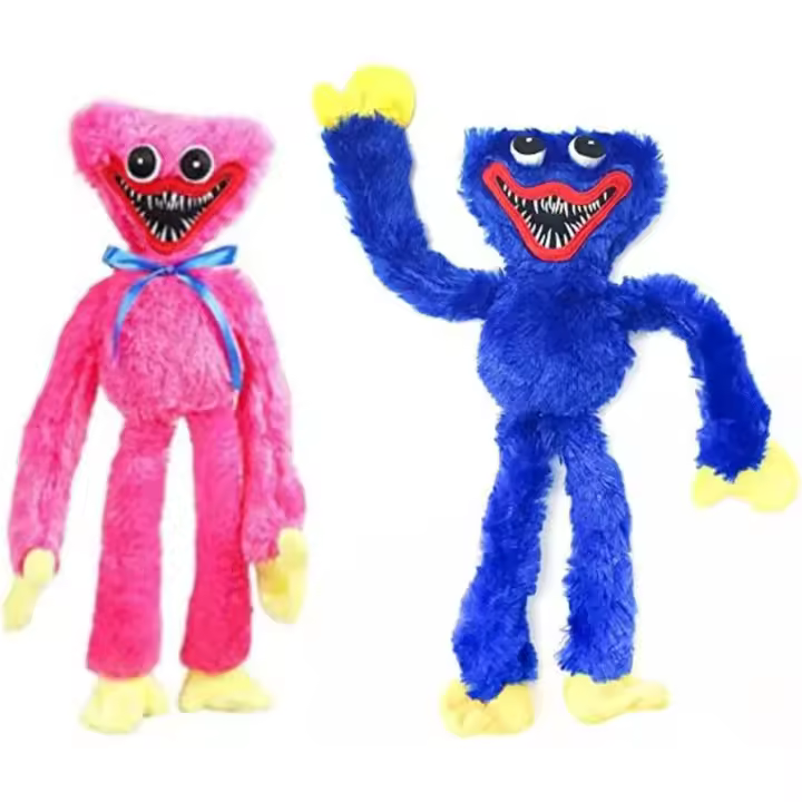 MAGIC SELECT Peluche Poppy Huggy Wuggy de Terror Navidad - Juguete de Videojuego de Fábrica de Juguetes para Niños y Adultos - 1