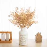 Abanico De Palma Artificial Hojas De Eucalipto Para Navidad Boda Decoración De Hogar Y Habitaciones Arreglo Floral DIY Crafts - details 4