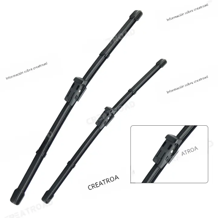 Limpiaparabrisas Delantero LHD Para Audi A5 2008-2016 Plegable De Alta Calidad ABS Plástico Semi-Rígido Limpieza De Ventanas Rain Cepillos De 24 "+20" - 1